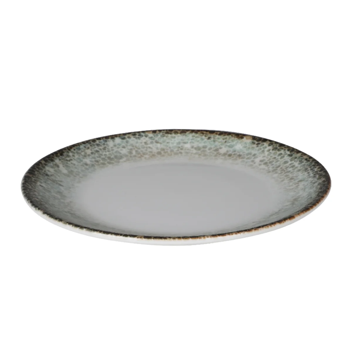 Kütahya Rust Green BN Ent Kratos 21 cm Düz Tabak DG-871 (BNEO21DU89A733)