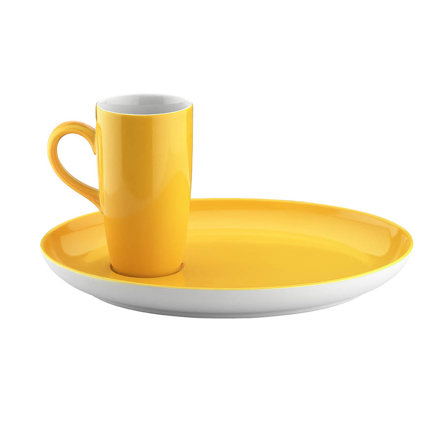 Lıma 02 Ince Mug (190cc) P.boya Sarı