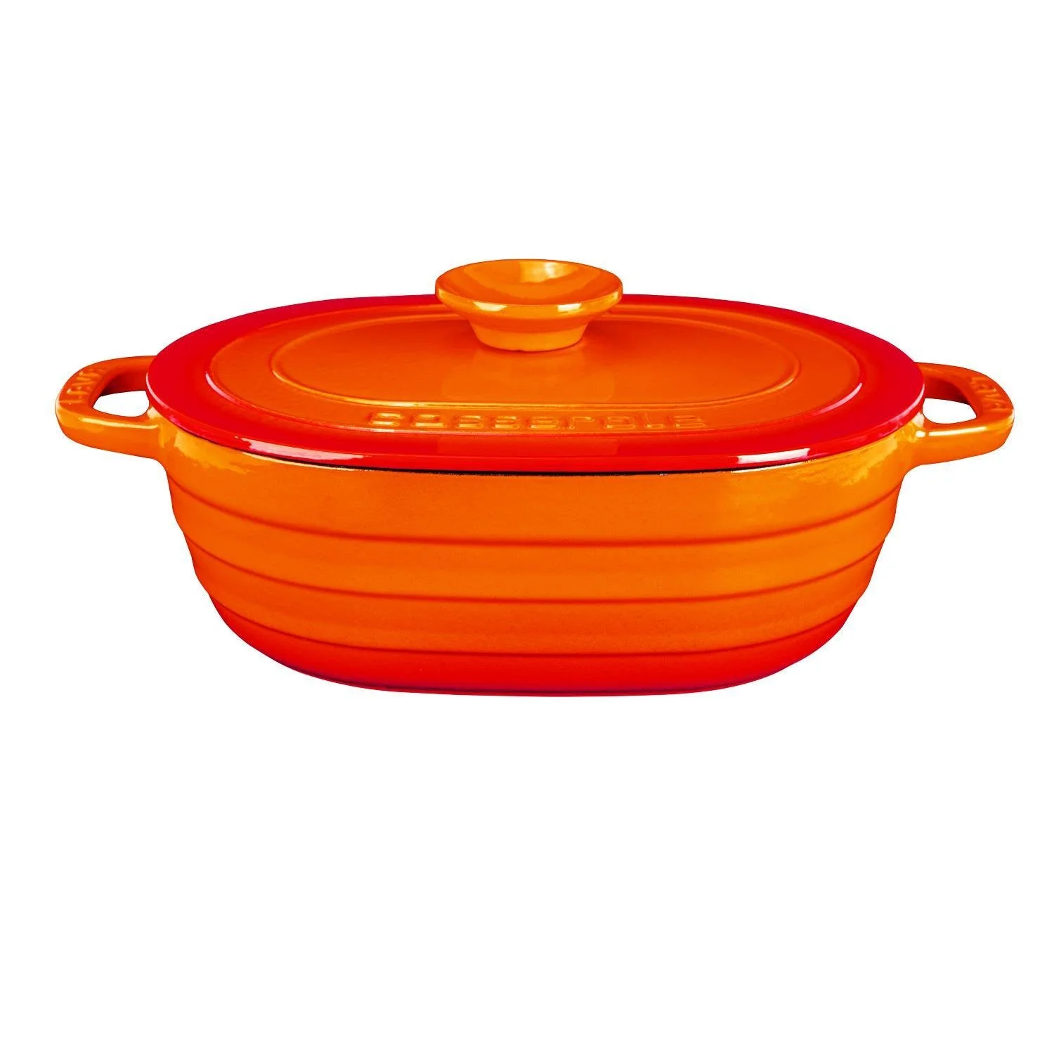 Lava Döküm  24*33 cm Oval Tencere Döküm Demir Kapak Experience Serisi
