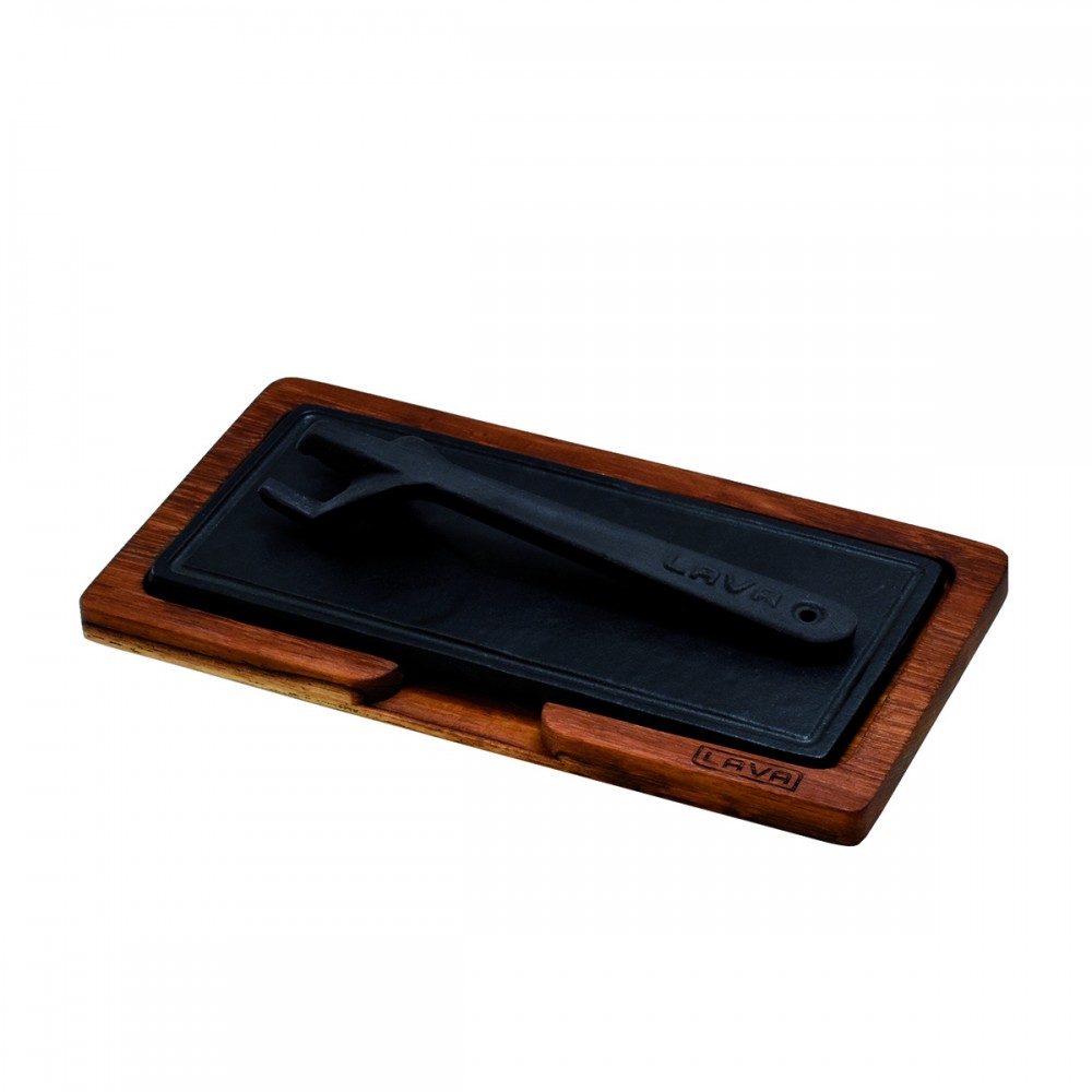 Lava Döküm Ahşap ve Döküm Demir Hot Plate Servis Tahtası 12x25cm. ( LV HRC HP 1225 AS 251 IR ) Lava Döküm Ahşap ve Döküm Demir Hot Plate Servis Tahtası 12x25cm. ( LV HRC HP 1225 AS 251 IR )