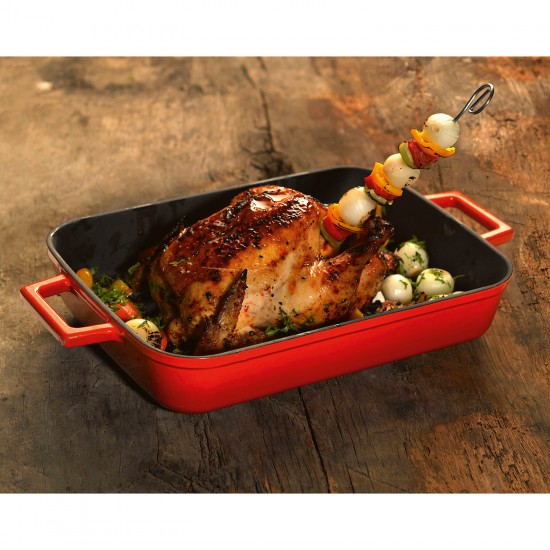 Lava Döküm Dikdörtgen Tepsi 26x40cm ( LV P TP 2640 K0 ) Lava Döküm Dikdörtgen Tepsi 26x40cm ( LV P TP 2640 K0 )