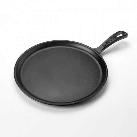 Lava Döküm Krep / Pizza / Pancake Tavası, Yuvarlak, Metal Saplı, Çap(Ø)26cm ( LV ECO Y KRP 26)