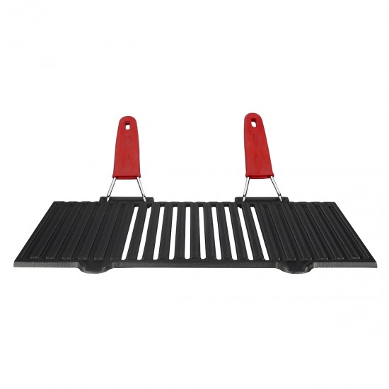 Lava Döküm Mangal Izgara 25*40 cm (LV MNG GRL 4025) Siyah
