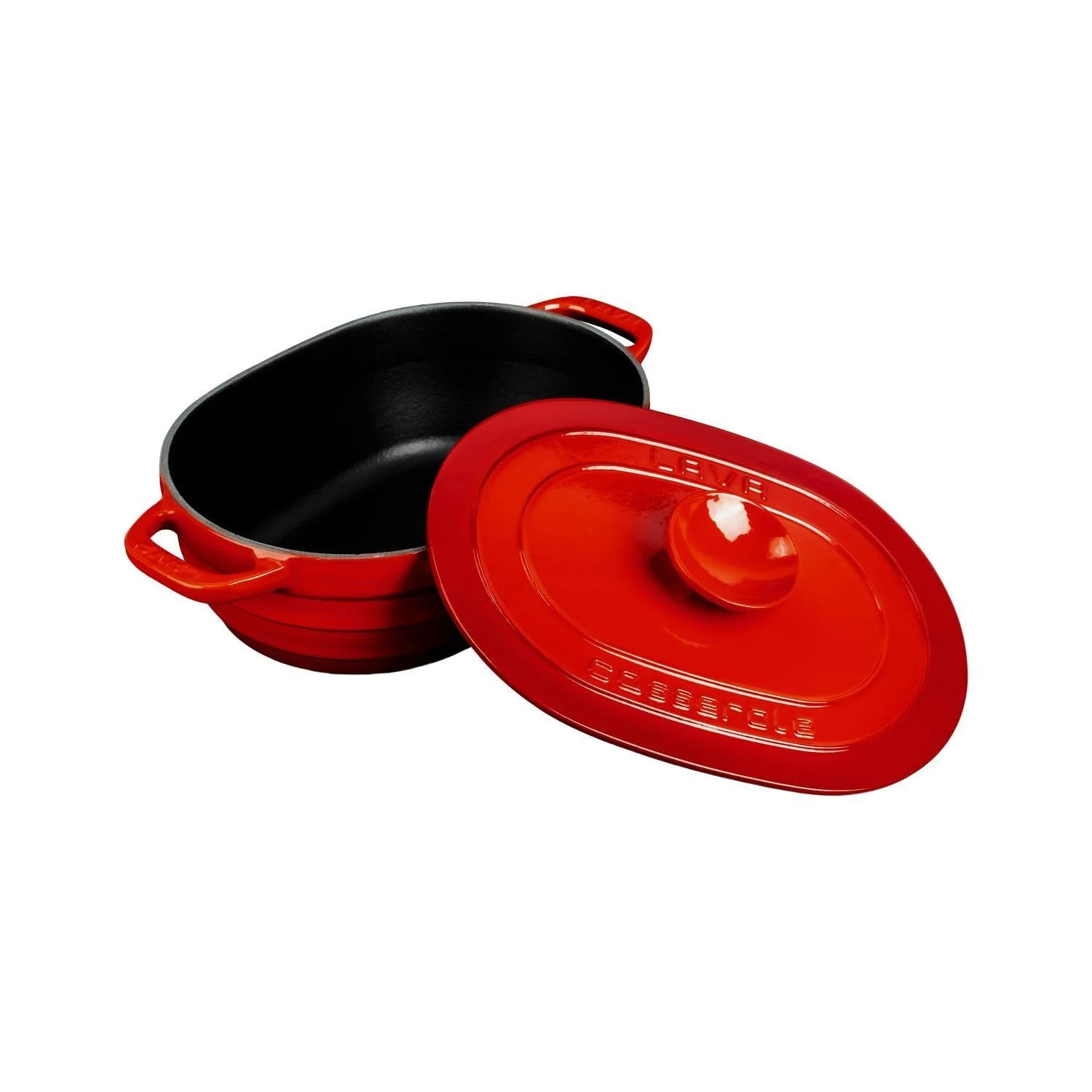 Lava Döküm  24*33 cm Oval Tencere Döküm Demir Kapak Experience Serisi