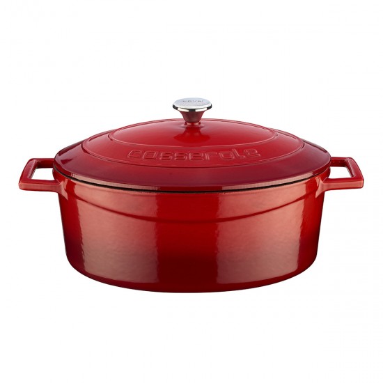 Lava Döküm Oval Tencere. Folk Serisi Ölçü 21x27cm ( LV O TC 27 K1 ) Lava Döküm Oval Tencere. Folk Serisi Ölçü 21x27cm ( LV O TC 27 K1 )