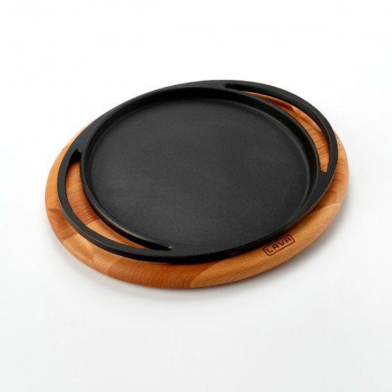 Lava Döküm Pizza / Krep / Pankek Tavası, Yuvarlak ve Ahşap Altlıklı. Çap(Ø)20cm. (LV ECO Y PZ 20 K4) Lava Döküm Pizza / Krep / Pankek Tavası, Yuvarlak ve Ahşap Altlıklı. Çap(Ø)20cm. (LV ECO Y PZ 20 K4)