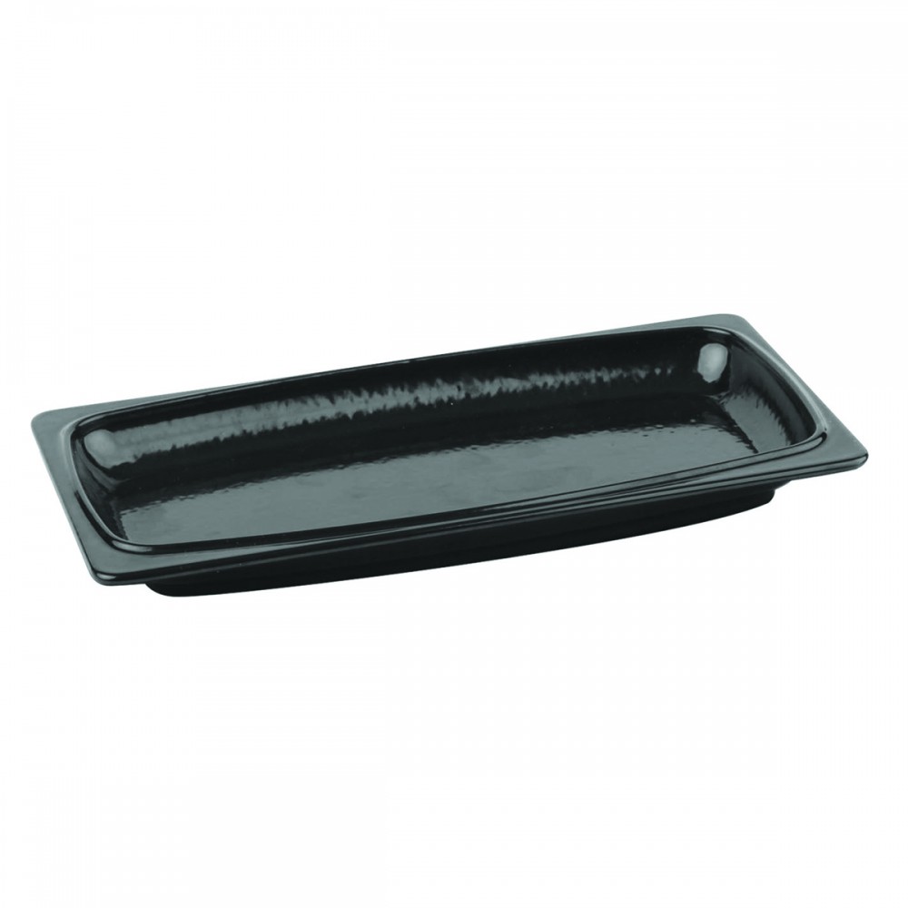 Lava Döküm Servis Tabağı. Siyah 30x15cm ( LV ECO ST 3015 ) Lava Döküm Servis Tabağı. Siyah 30x15cm ( LV ECO ST 3015 )