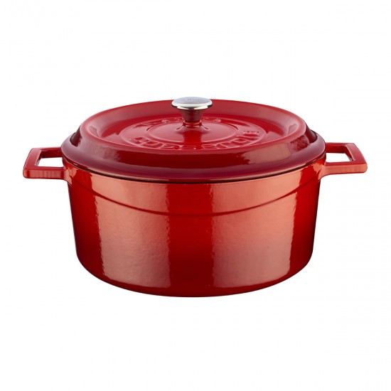 Lava Döküm Ø 24 cm Yuvarlak Tencere Trendy Kapak ( LV Y TC 24 K2 )