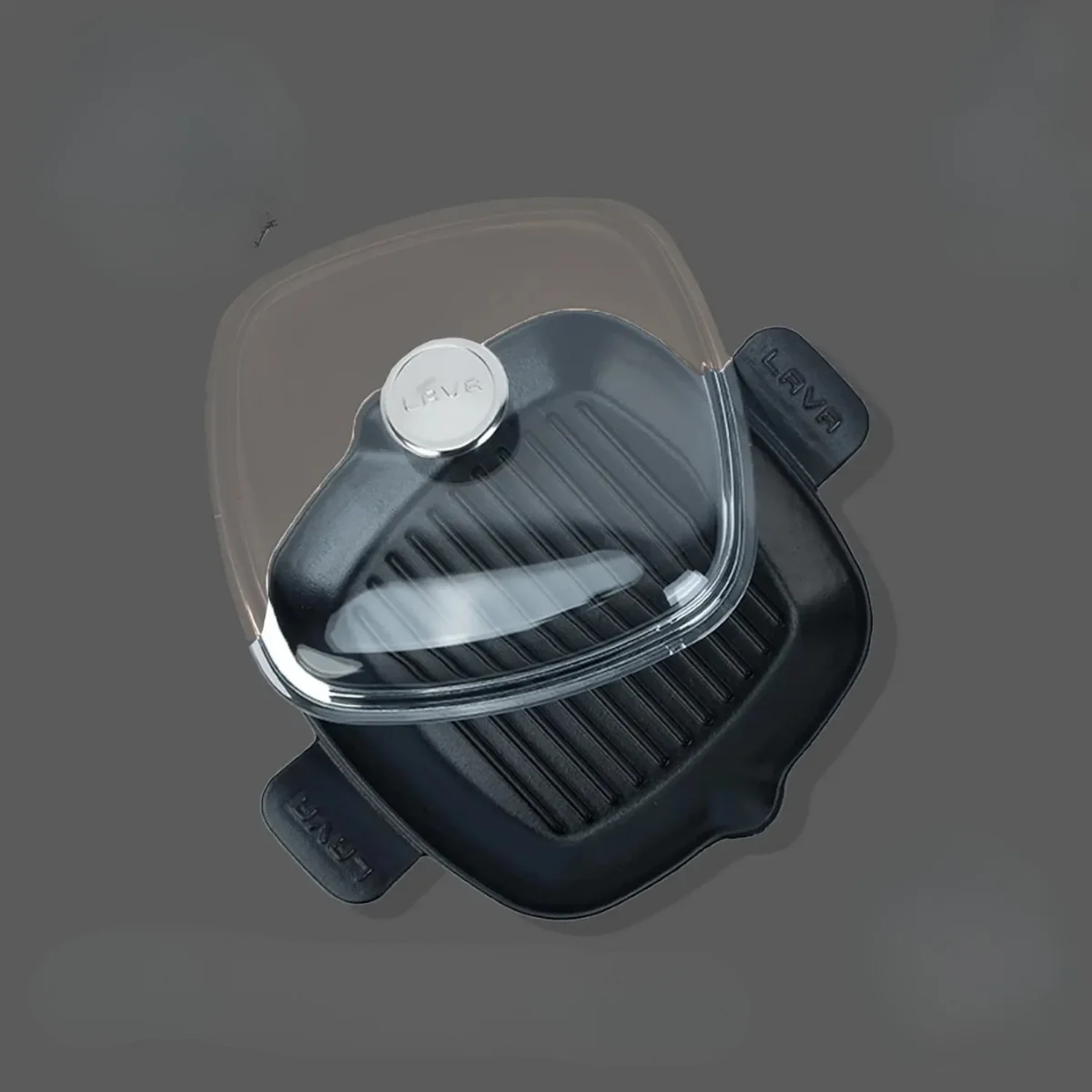 Lava LV ECO P GT 2626 K3 Izgara Grill Tava 26*26 cm Metal Kulplu Cam Kapaklı