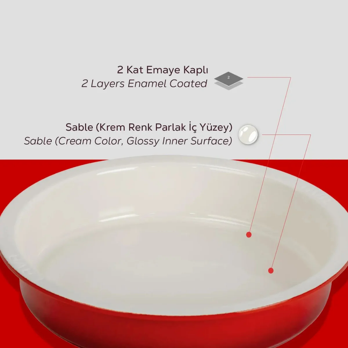 Lava LV KV Y 30 SB Döküm 30 cm Yuvarlak Gastronomi Küvet Lava LV KV Y 30 SB Döküm 30 cm Yuvarlak Gastronomi Küvet