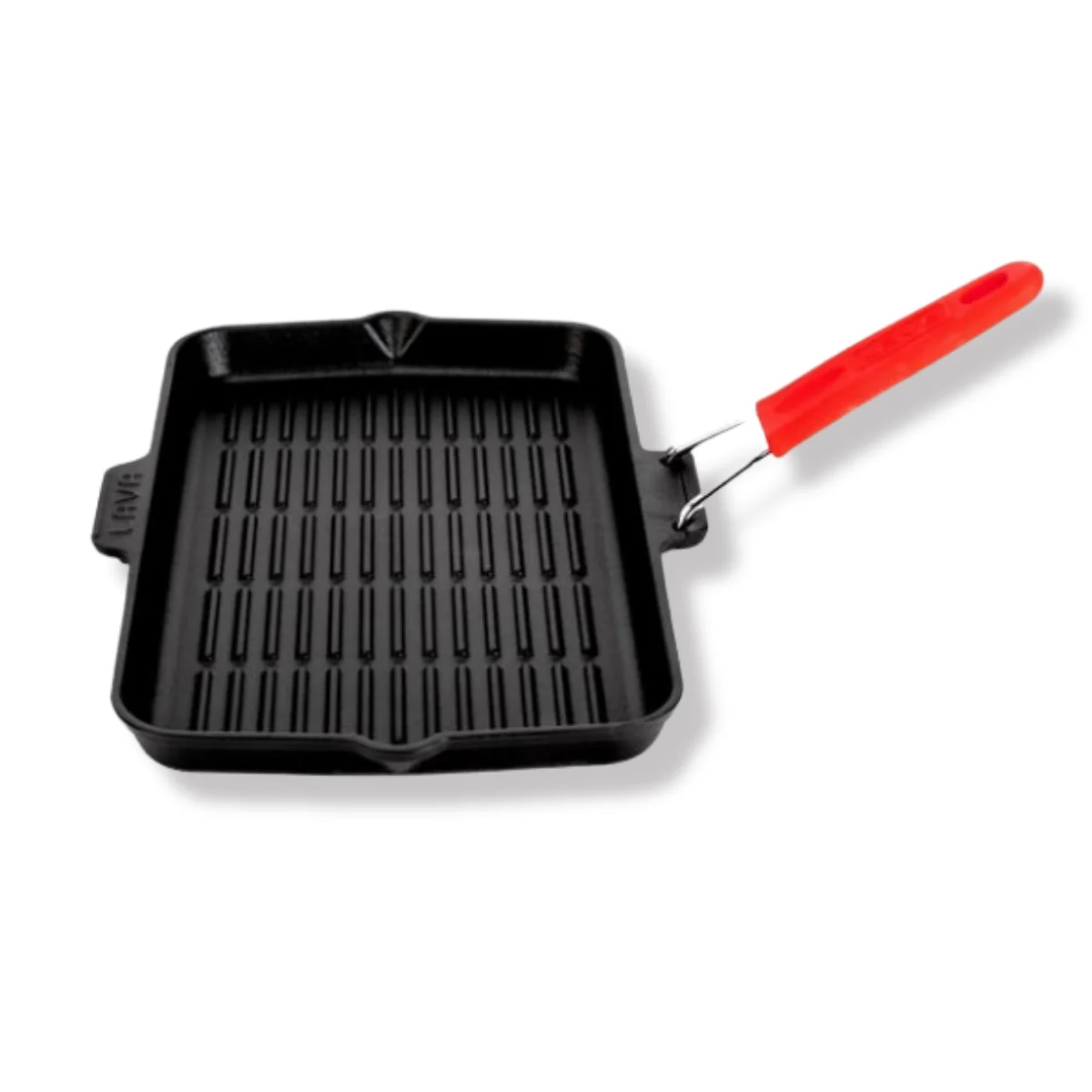 Lava Silikon Tel Saplı Izgara Tavası - Dikdörtgen 21*36 cm