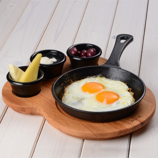 Lava Yuvarlak Tava ve Ahşap Altlık ( LV ECO Y STV 16 K44 ) Lava Yuvarlak Tava ve Ahşap Altlık ( LV ECO Y STV 16 K44 )