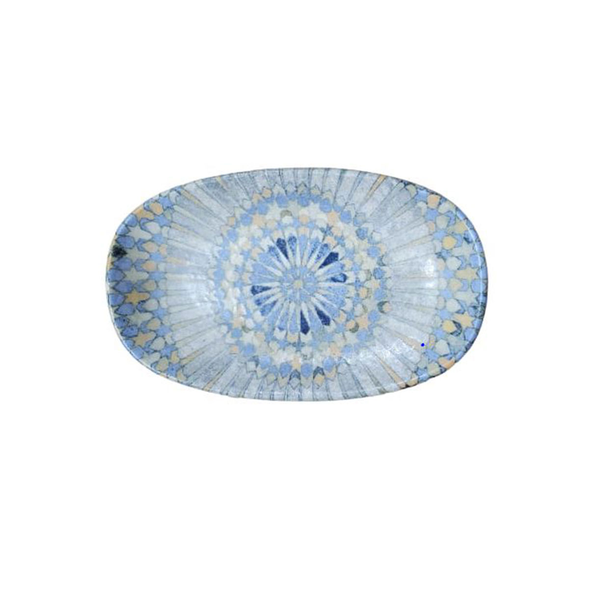 Bonna Luca Mozaik Gourmet 24*14 cm Oval Kayık Tabak