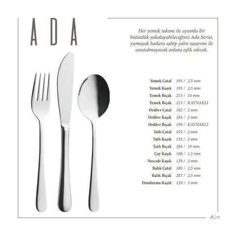 Lugga Ada Tatlı Bıçak ( LGG-ADA-1006 )