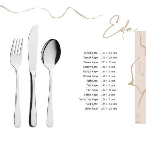 Lugga Eda Yemek Bıçak Lugga Eda Yemek Bıçak