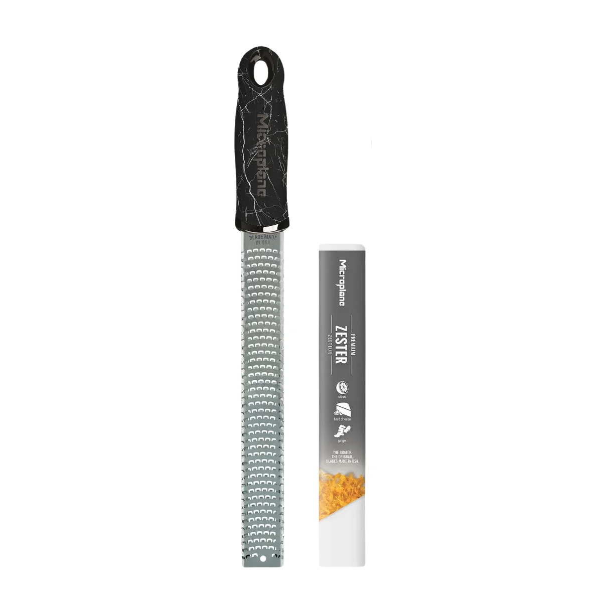 Microplane Zester Funky Rende - Mermer Siyah