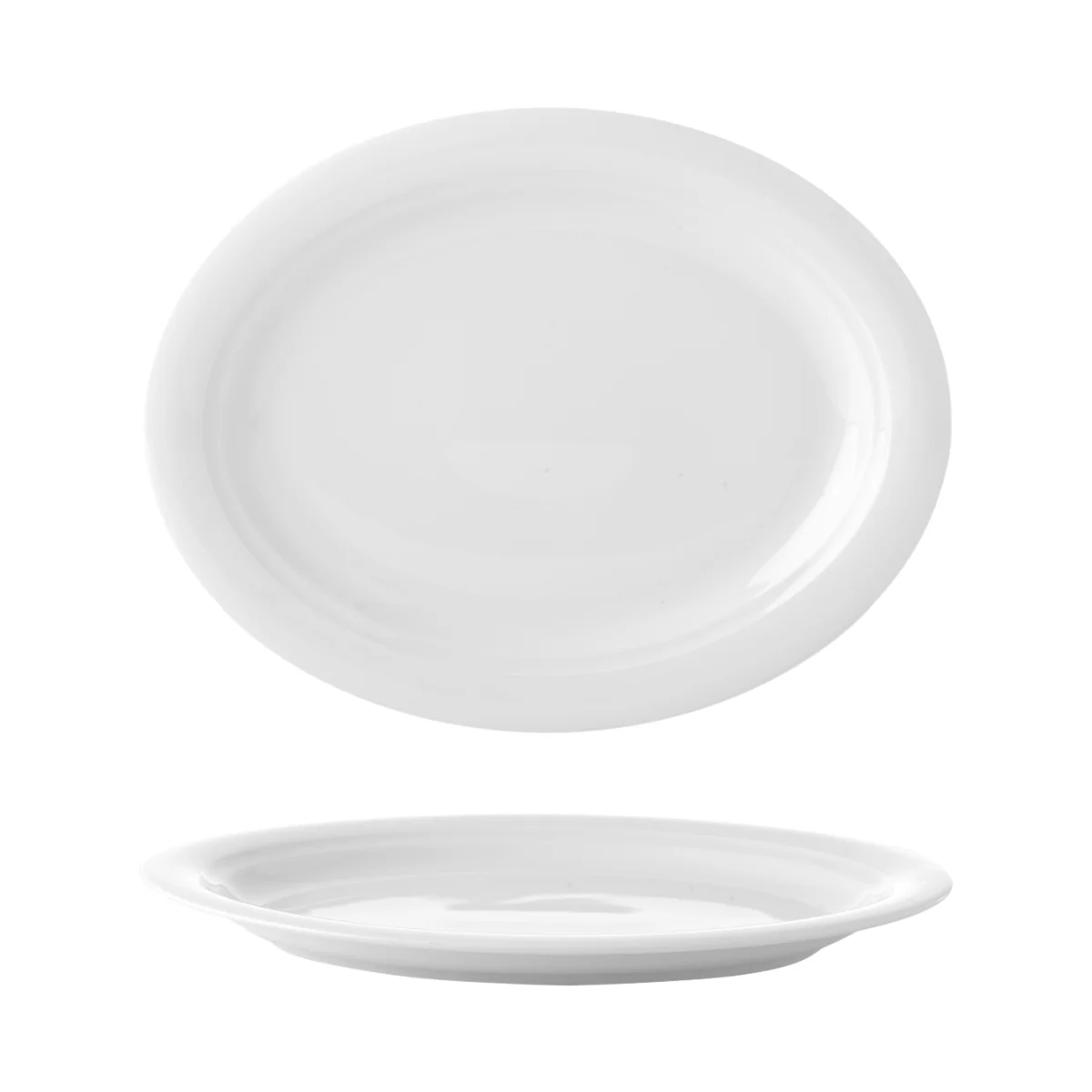 Moskova 39 cm Kayık Tabak Dekorsuz