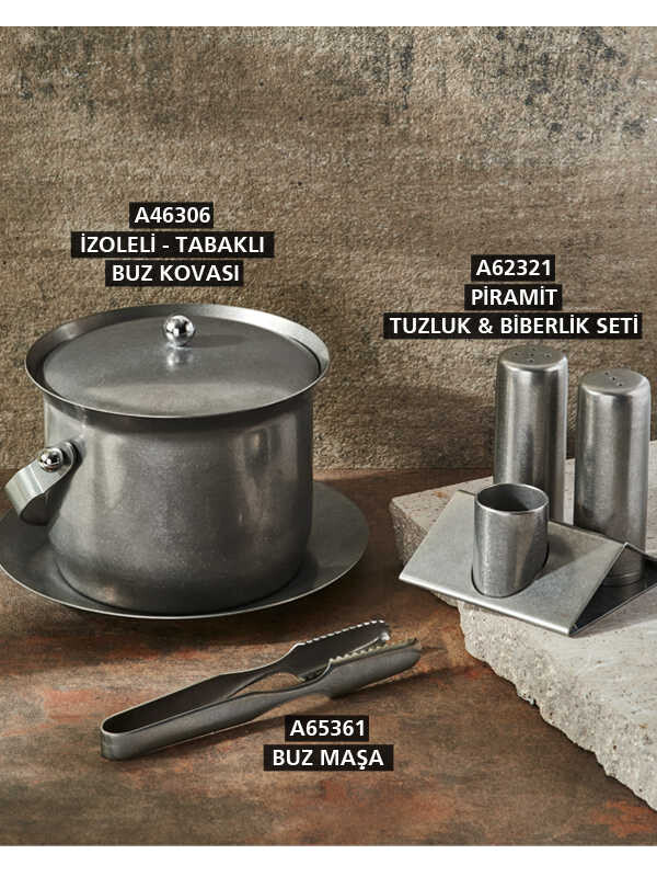 Narin Buz Kovası Askılı Tabaklı Eskitme ( NR-A46306 ) Narin Buz Kovası Askılı Tabaklı Eskitme ( NR-A46306 )