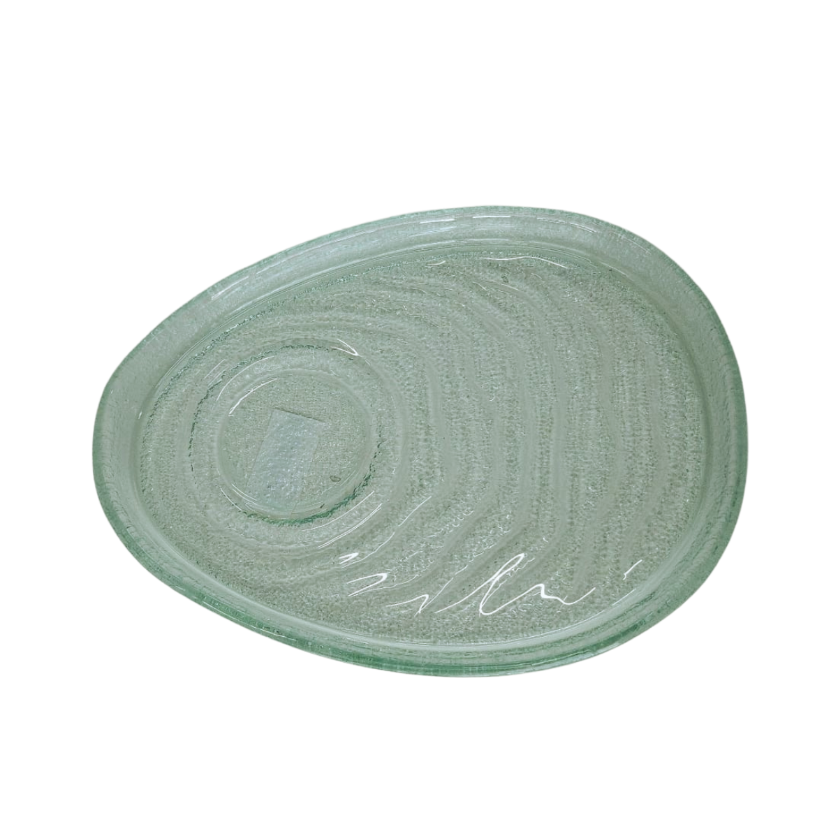 Naturel Line Desen Cam Sunum Tabağı 23x17 cm H 2 cm Naturel Line Desen Cam Sunum Tabağı 23x17 cm H 2 cm