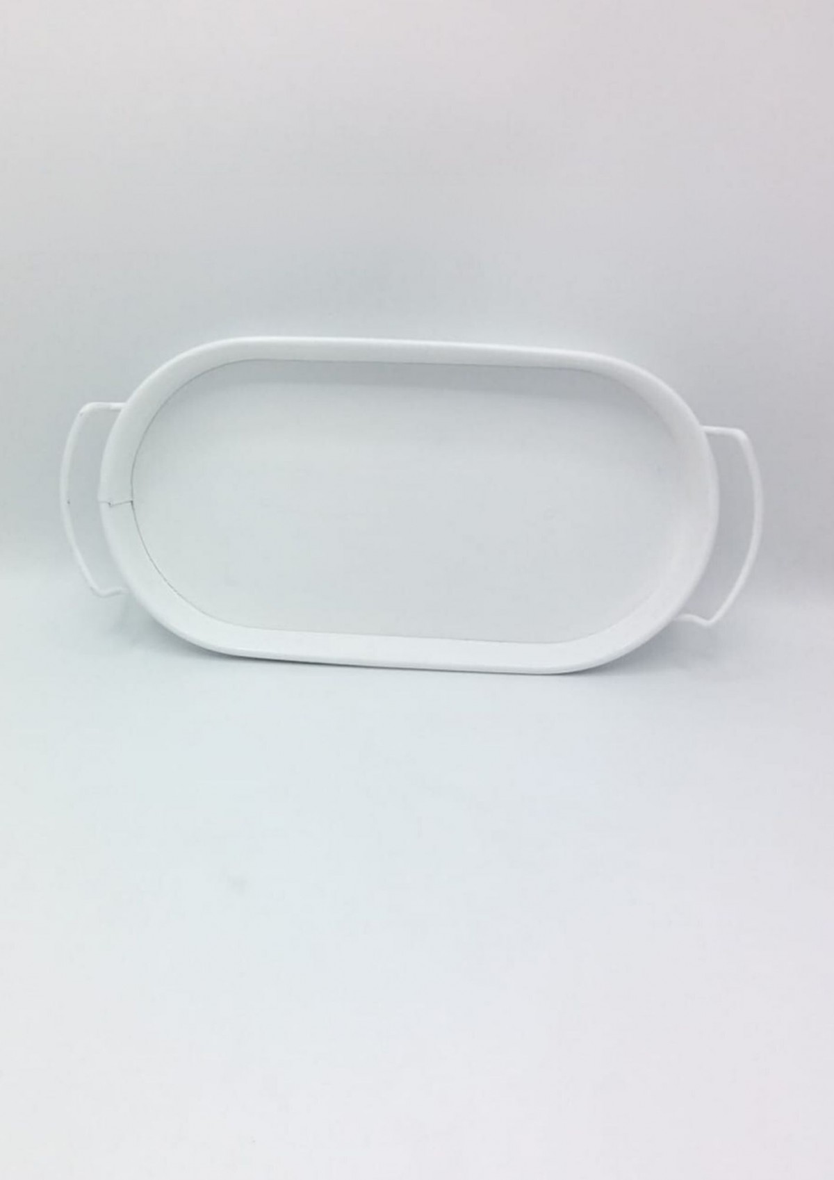 Oval Tepsi Beyaz