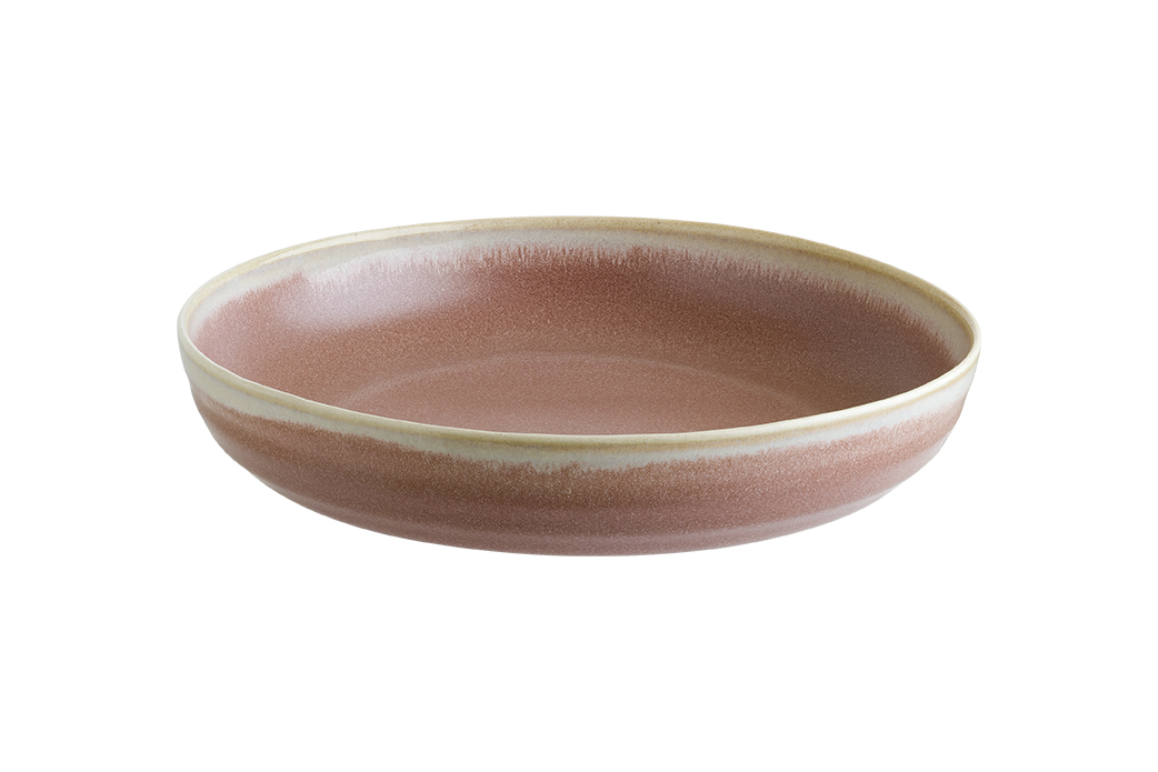 Bonna Pink Pott 22 cm Çukur Tabak