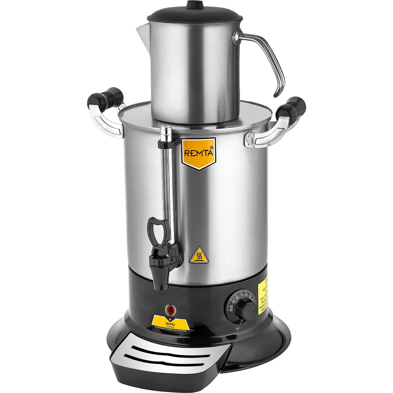 Platin Model Tek Demlikli Çay Makinesi 9 lt (Demlik Dahil) - PT1 Platin Model Tek Demlikli Çay Makinesi 9 lt (Demlik Dahil) - PT1