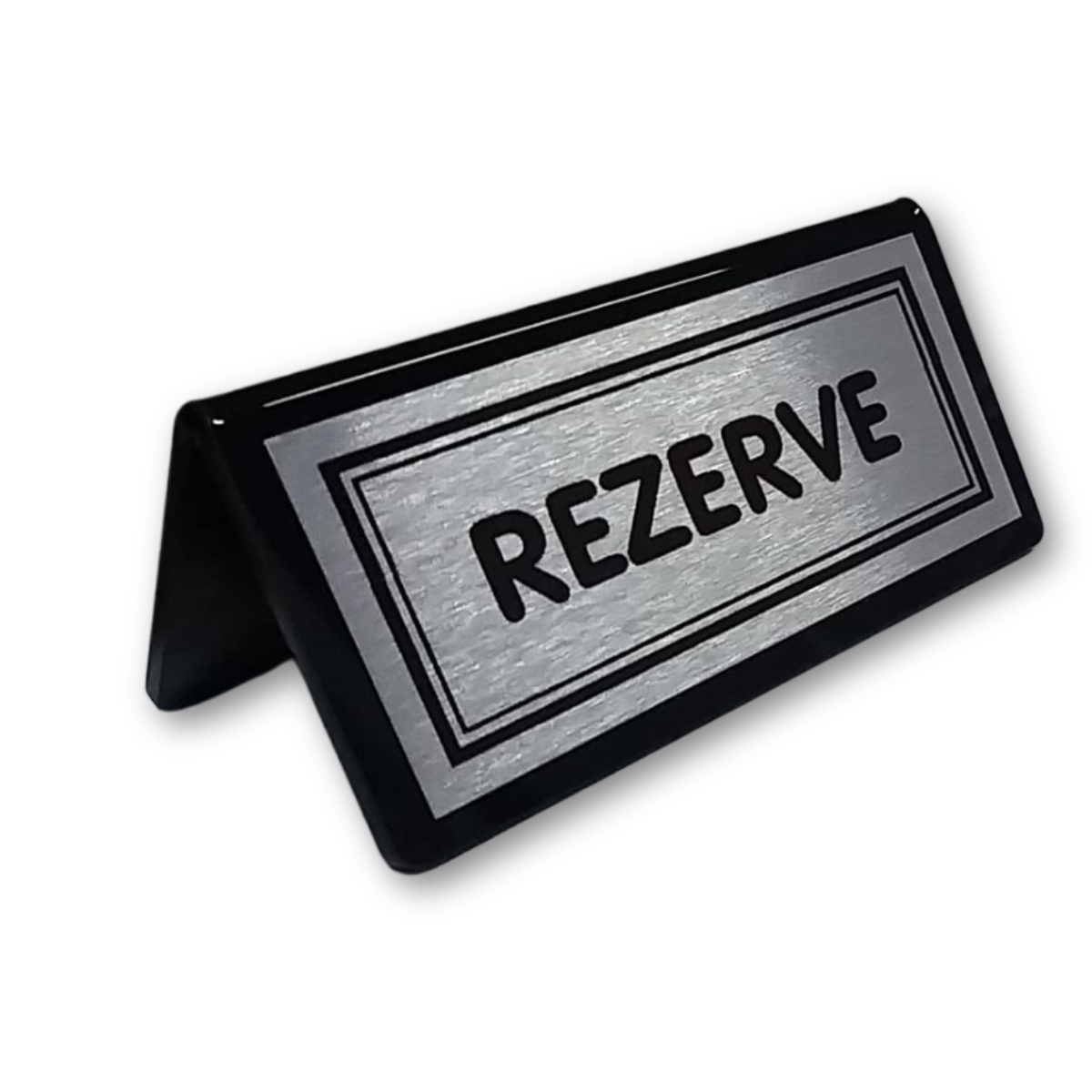 Pleksi Rezerve Gümüş Metal 12*5 cm