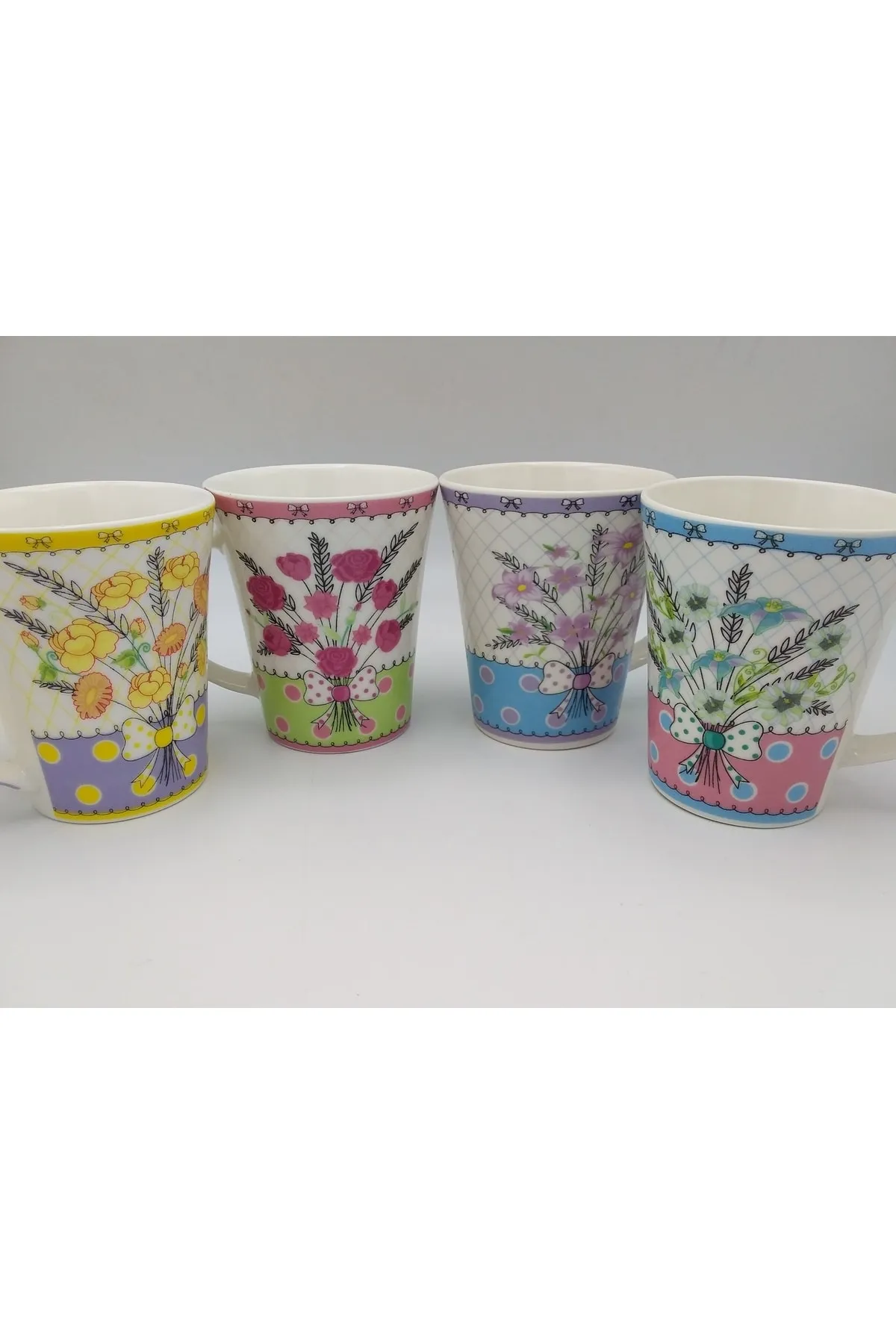 Porselen Mug Bardak Desenli (Tekli) Porselen Mug Bardak Desenli (Tekli)