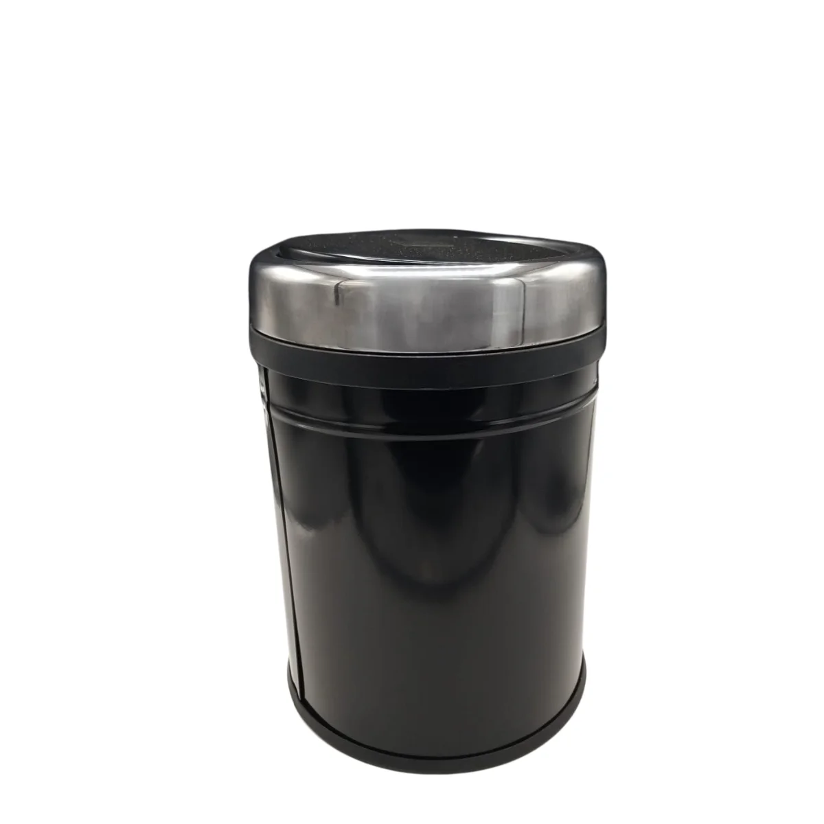 Pratik Kapak Renkli Çöp Kovası 8 lt Siyah Pratik Kapak Renkli Çöp Kovası 8 lt Siyah