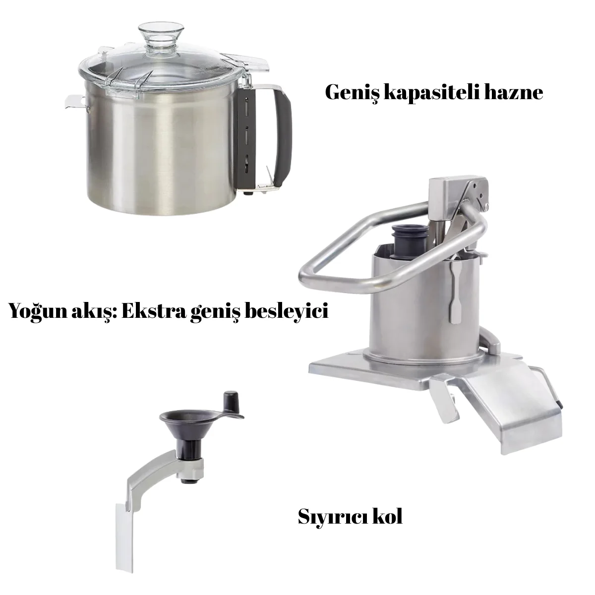 R 752 V.V. Kombine Mutfak Robotu Parçalama / Doğrama 1500 watt