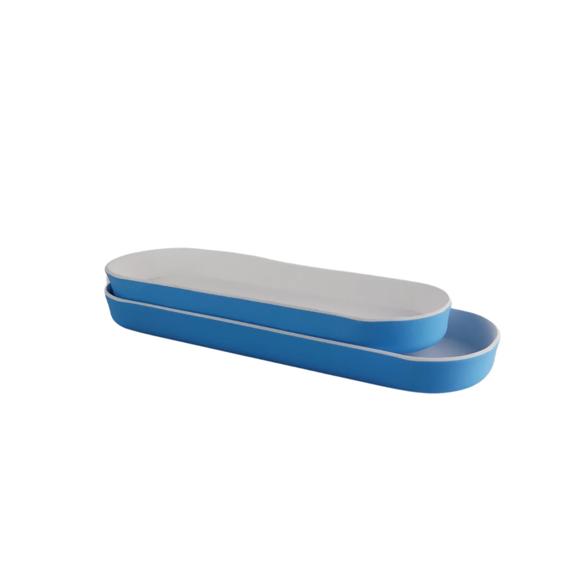 Rav Ranya Desen Oval Kırılmaz Tabak 41,5x13 cm H:3 cm