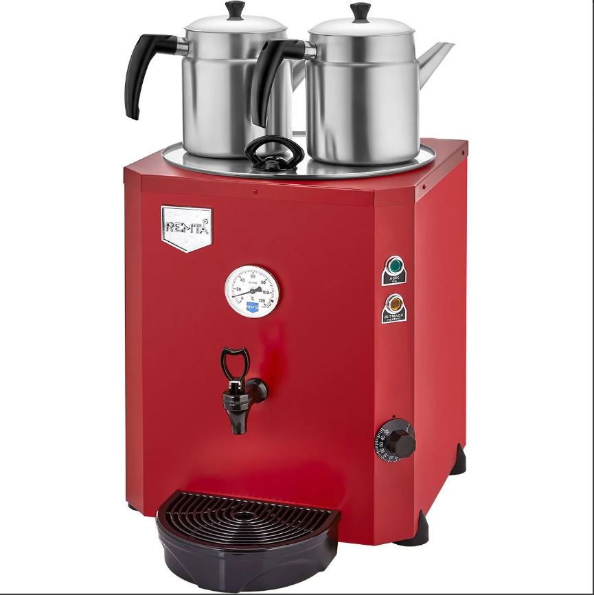 Remta 2 Demlikli Jumbo Çay Makinesi , 23 lt (DE11)