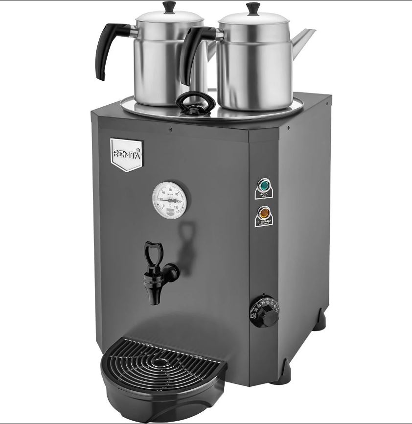 Remta 2 Demlikli Jumbo Çay Makinesi , 23 lt (DE11)