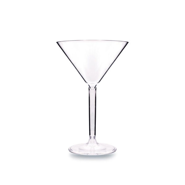 Rubikap Premium Martini Bardağı , Polikarbon -Şeffaf, 200 ml ( PM.M20 )