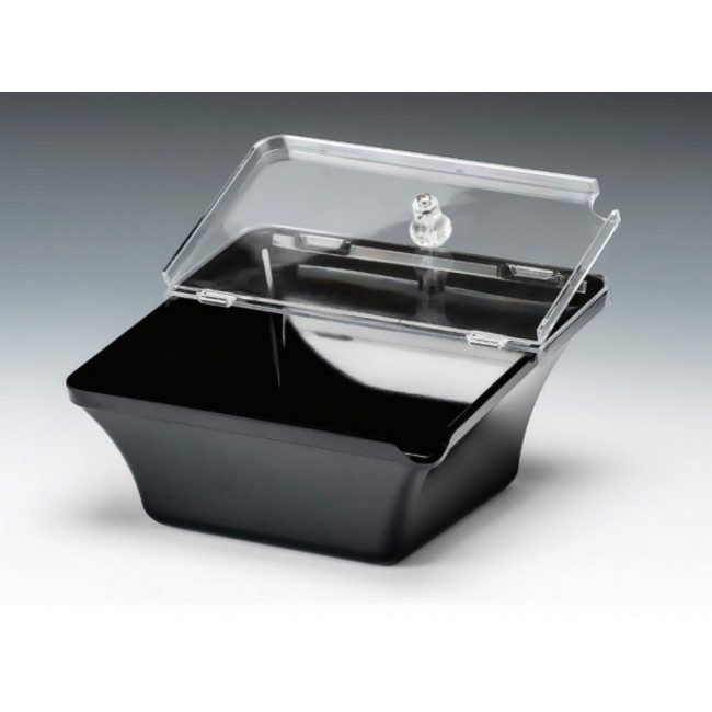 Zicco Kapaklı Zeytinlik 22 X 22 X H:8-11 cm ( K-2300 ) Siyah