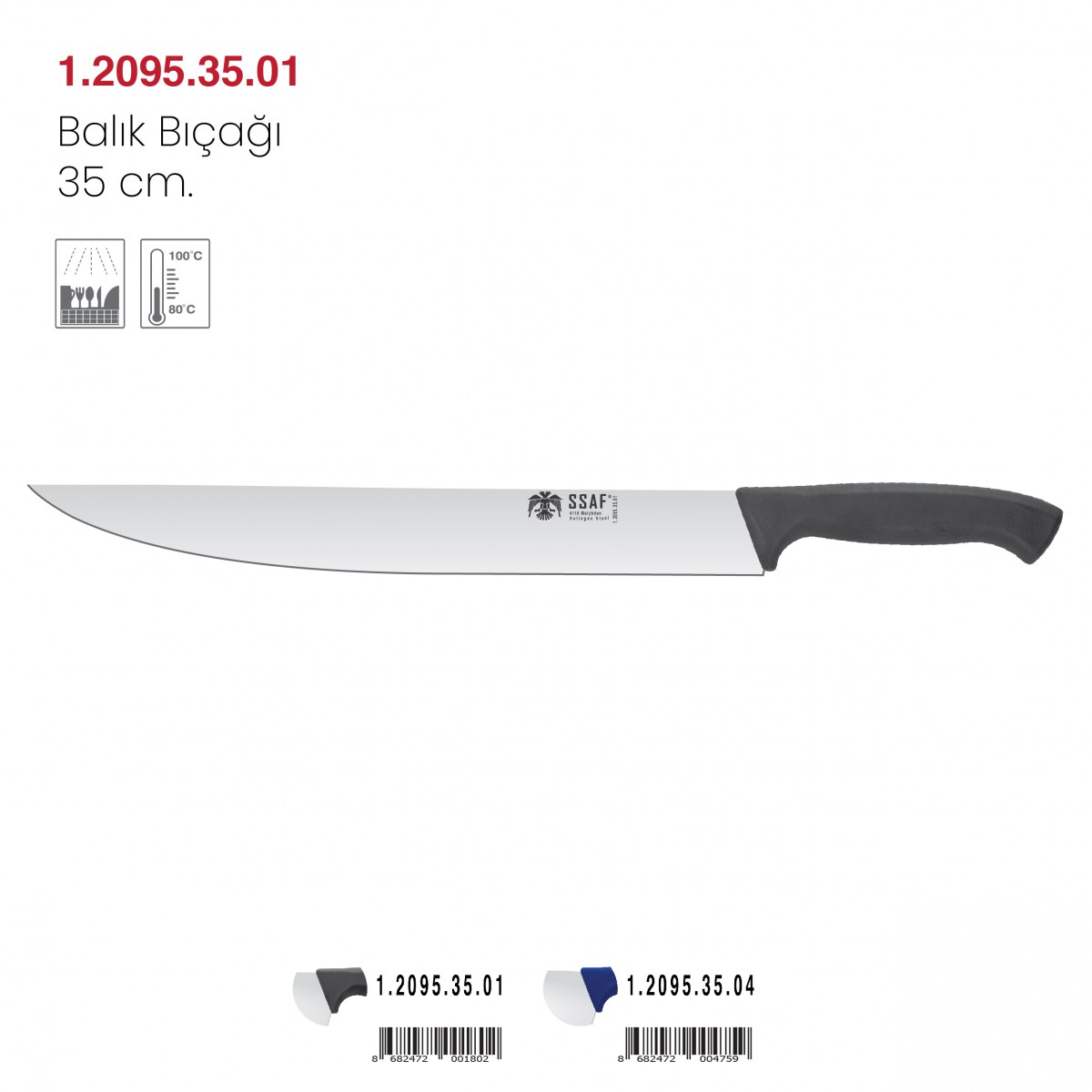 SSAF Balık Bıçağı Fibrox , 35 cm SSAF Balık Bıçağı Fibrox , 35 cm