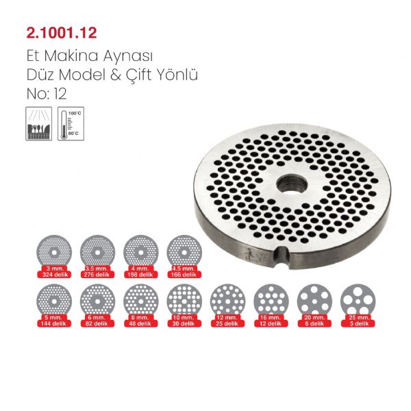 SSAF Et Makine Aynası Düz Model & Çift Yönlü No:12