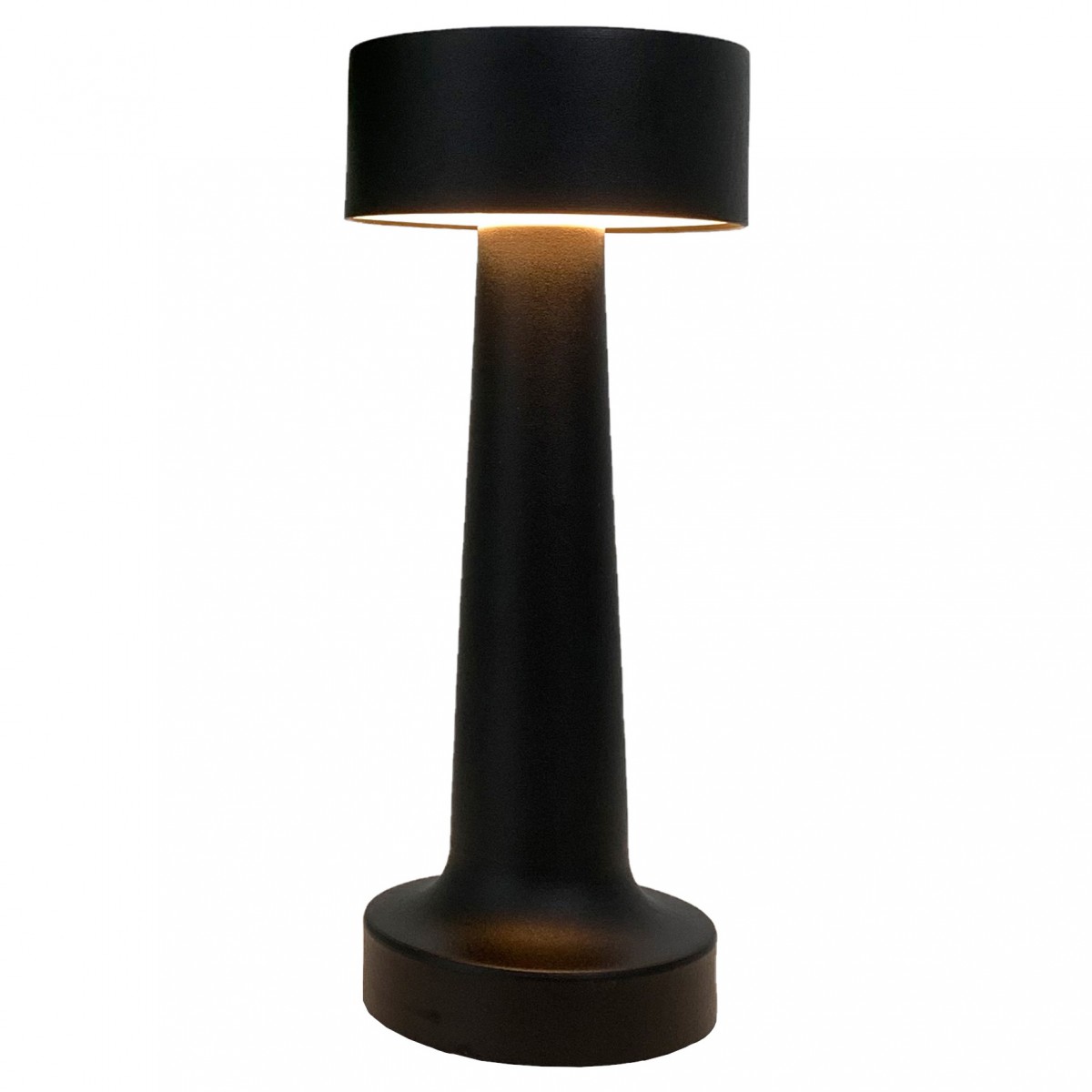 Şarj Edilebilir Masa Lambası D9*H21cm (GRV-810-SİYAH) Şarj Edilebilir Masa Lambası D9*H21cm (GRV-810-SİYAH)