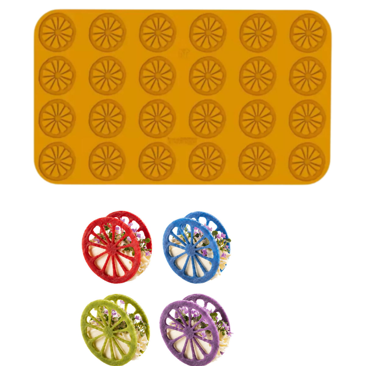 Silikomart Arancia & Limone N.24 Dekor Matı Ø60 mm (33.319.36.0065)