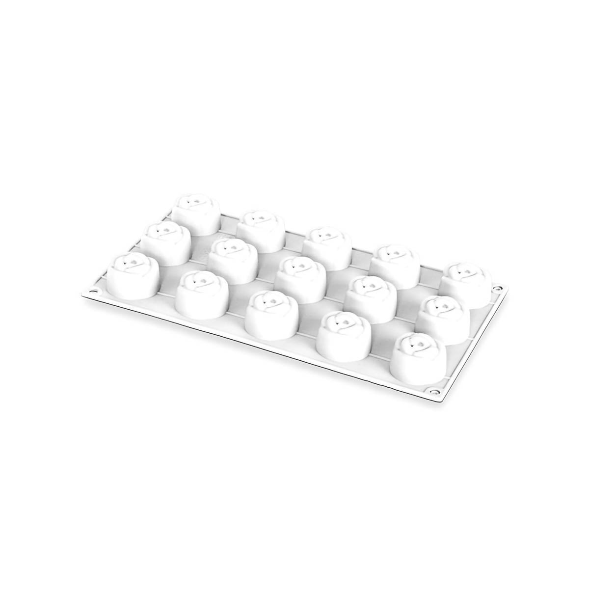 Silikomart Professional Silikon Mini Gül Kalıbı 15'li ( 43030034 ) Silikomart Professional Silikon Mini Gül Kalıbı 15'li ( 43030034 )