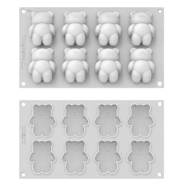 Silikomart Teddy Bear 68 N.8 Silikon Kalıp Seti (36.441.87.0065) Silikomart Teddy Bear 68 N.8 Silikon Kalıp Seti (36.441.87.0065)