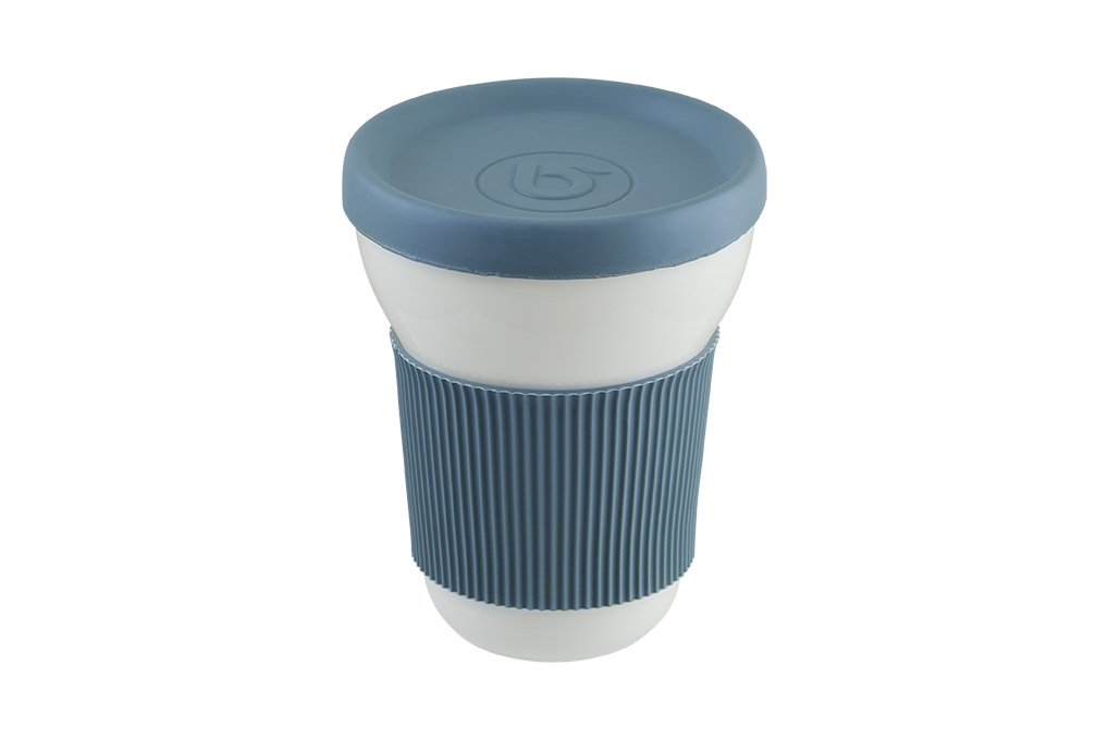 Bonna Silikon Kapak Ve Tutacaklı Softline Mug 300 cc