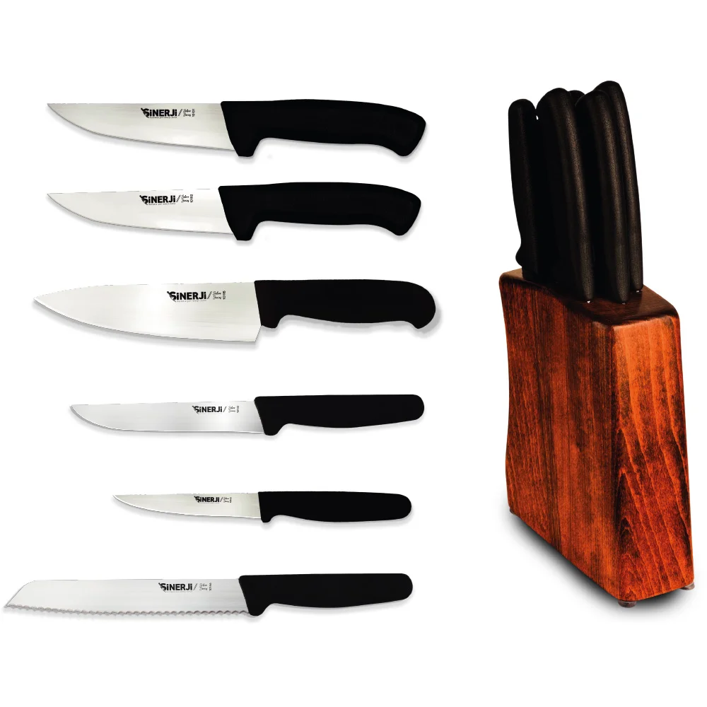 Silver Bloklu Bıçak Seti 6+1 (35001) Silver Bloklu Bıçak Seti 6+1 (35001)