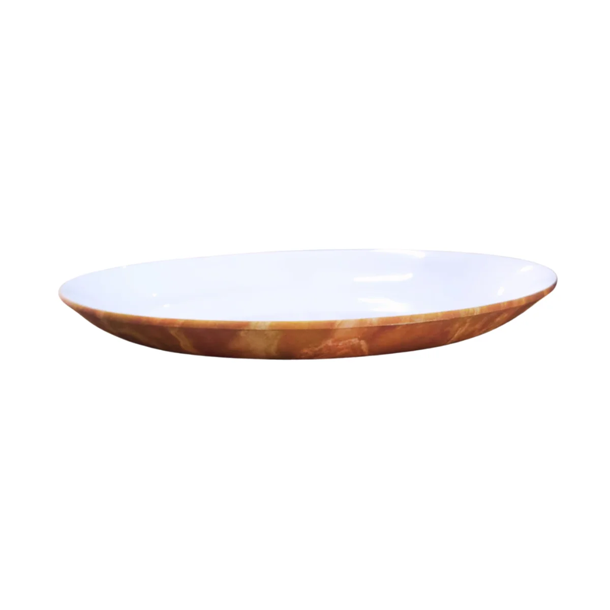 Smile Buffet Golden Açık Büfe Kırılmaz Kayık Tabak 39x25,5 cm H: 4,5 cm
