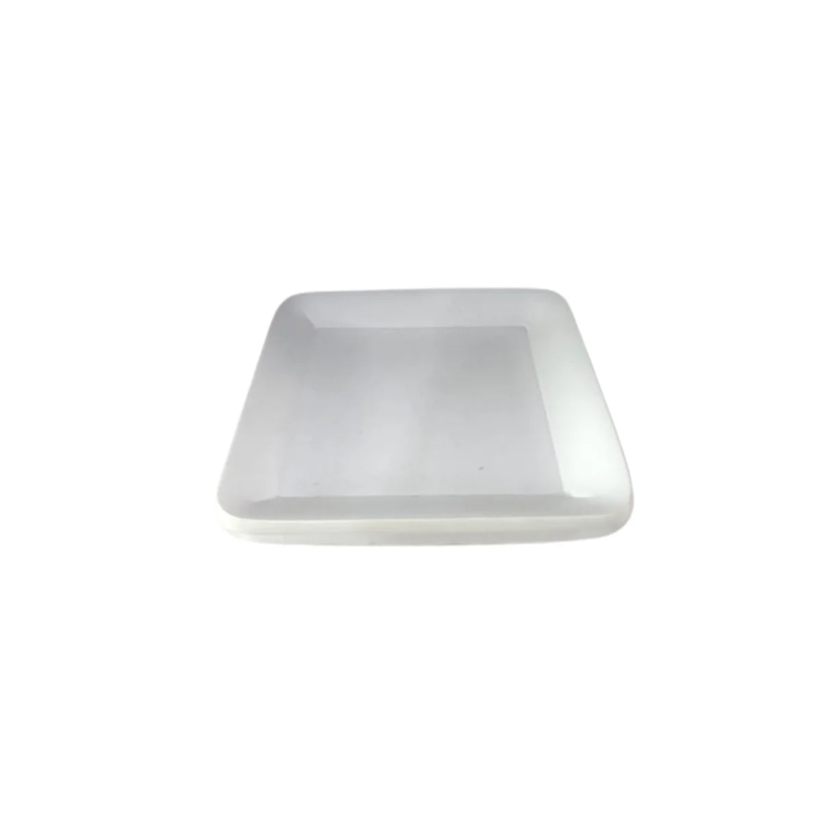 Smile Buffet Minimal Tabak 11*11 cm H:1 cm Beyaz