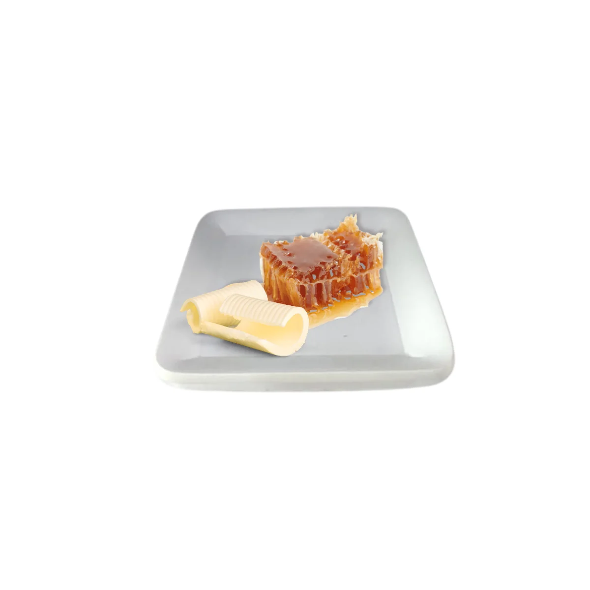 Smile Buffet Minimal Tabak 11*11 cm H:1 cm Beyaz