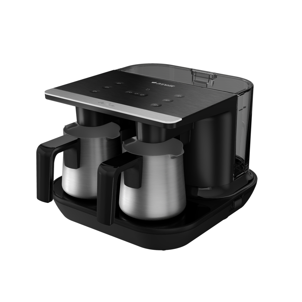 Telve İkili Türk Kahve Makinesi Siyah Telve İkili Türk Kahve Makinesi Siyah