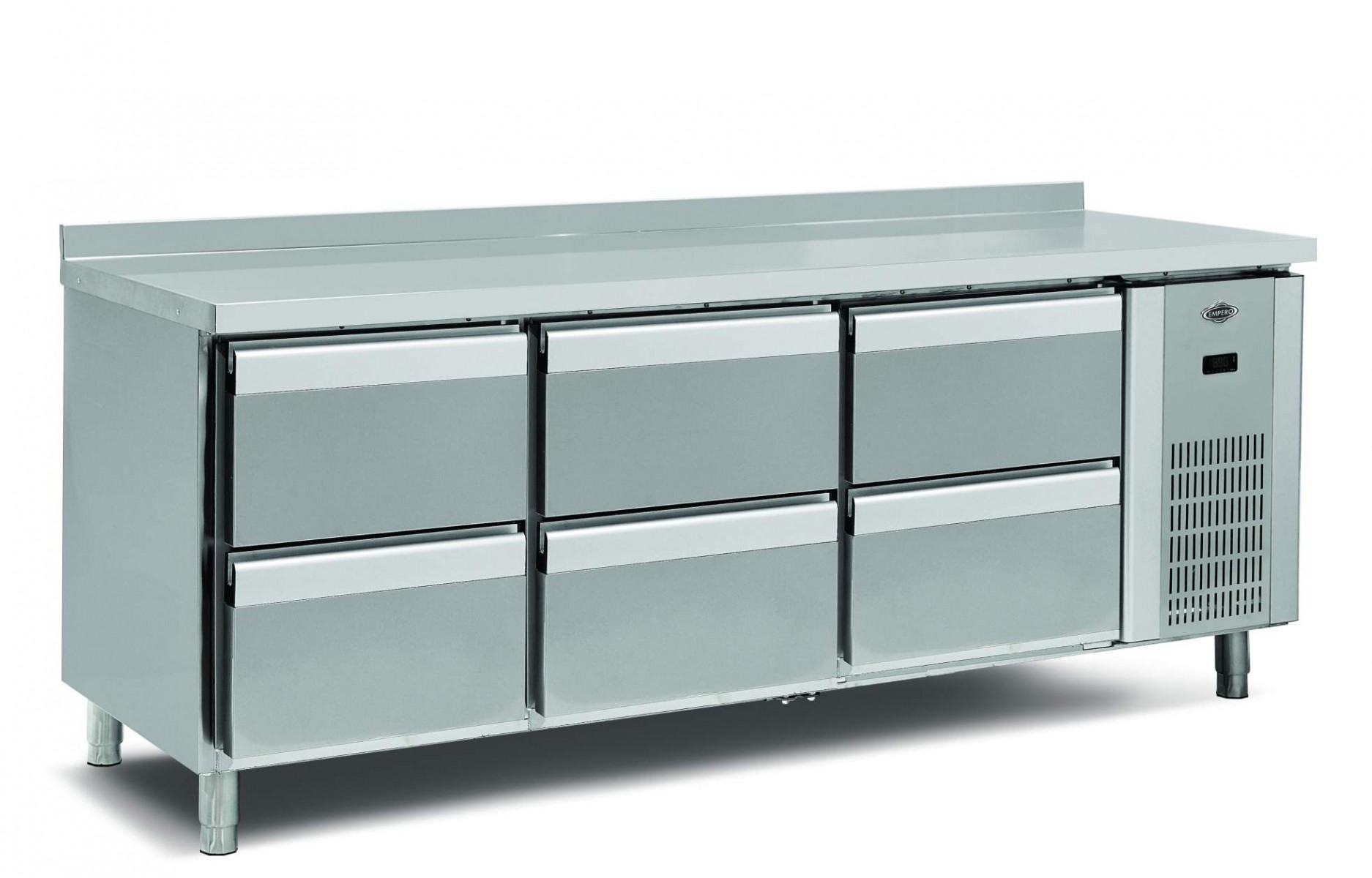 Empero Tezgah Tipi Buzdolabı , 6 Çekmeceli , Fanlı 200*70*85 cm (EMP.200.70.01-6C) Empero Tezgah Tipi Buzdolabı , 6 Çekmeceli , Fanlı 200*70*85 cm (EMP.200.70.01-6C)