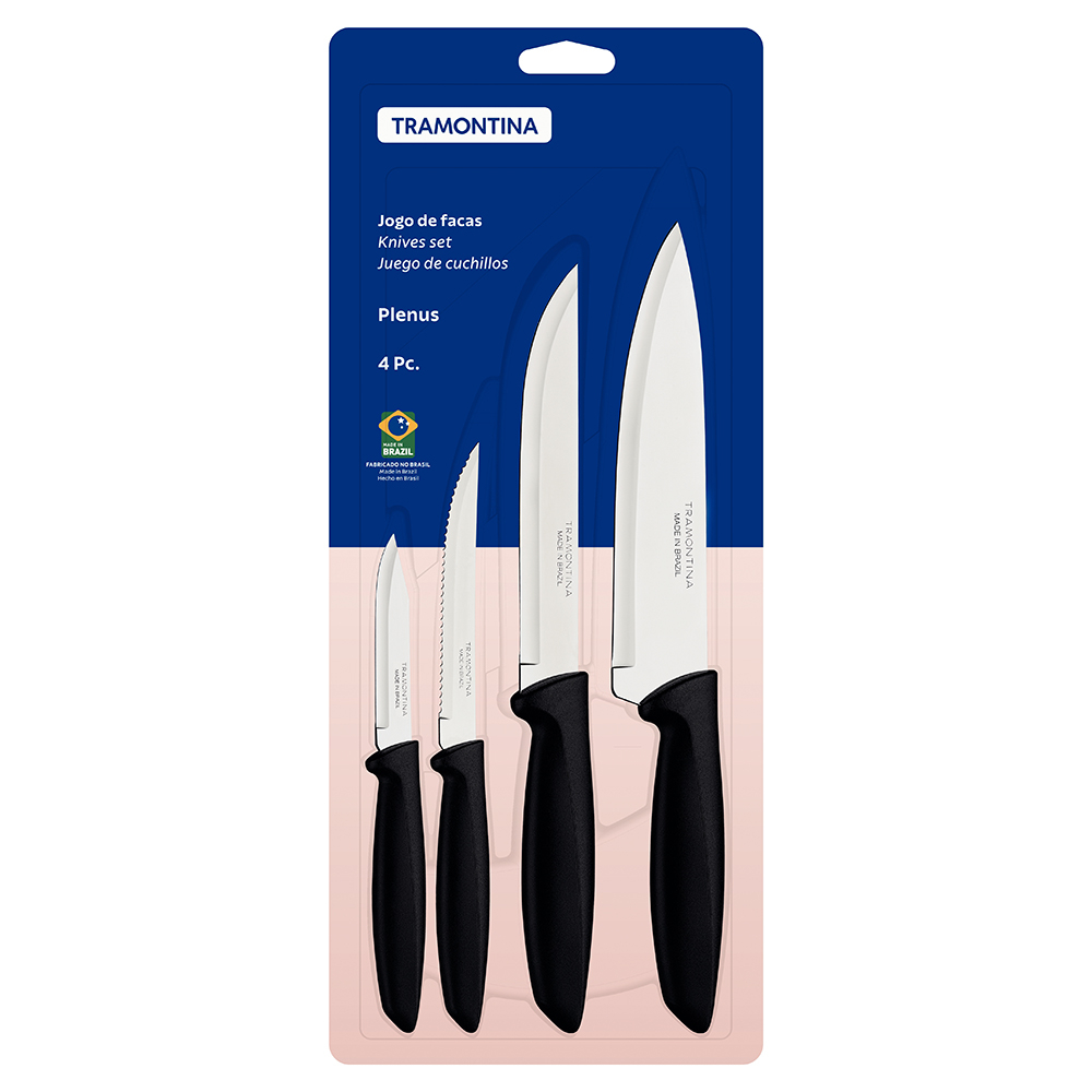 Tramontina 23498/064 Plenus 4'lü Bıçak Seti (TR 23498-064) Tramontina 23498/064 Plenus 4'lü Bıçak Seti (TR 23498-064)