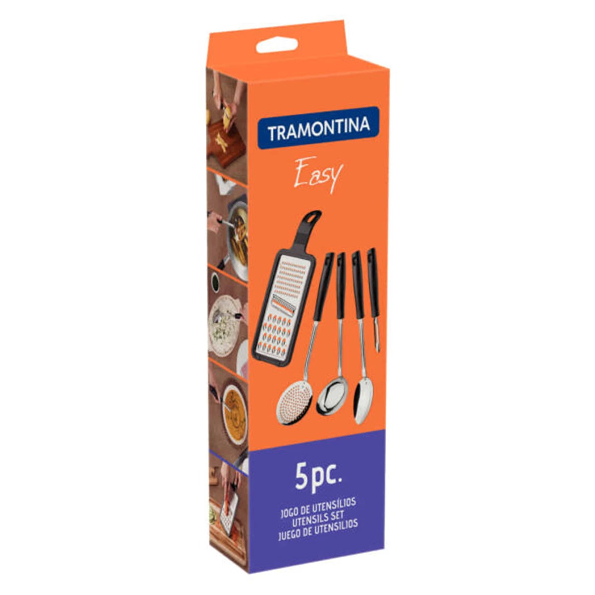 Tramontina 25299-713 5 Parça Mutfak Seti, Kırmızı Tramontina 25299-713 5 Parça Mutfak Seti, Kırmızı